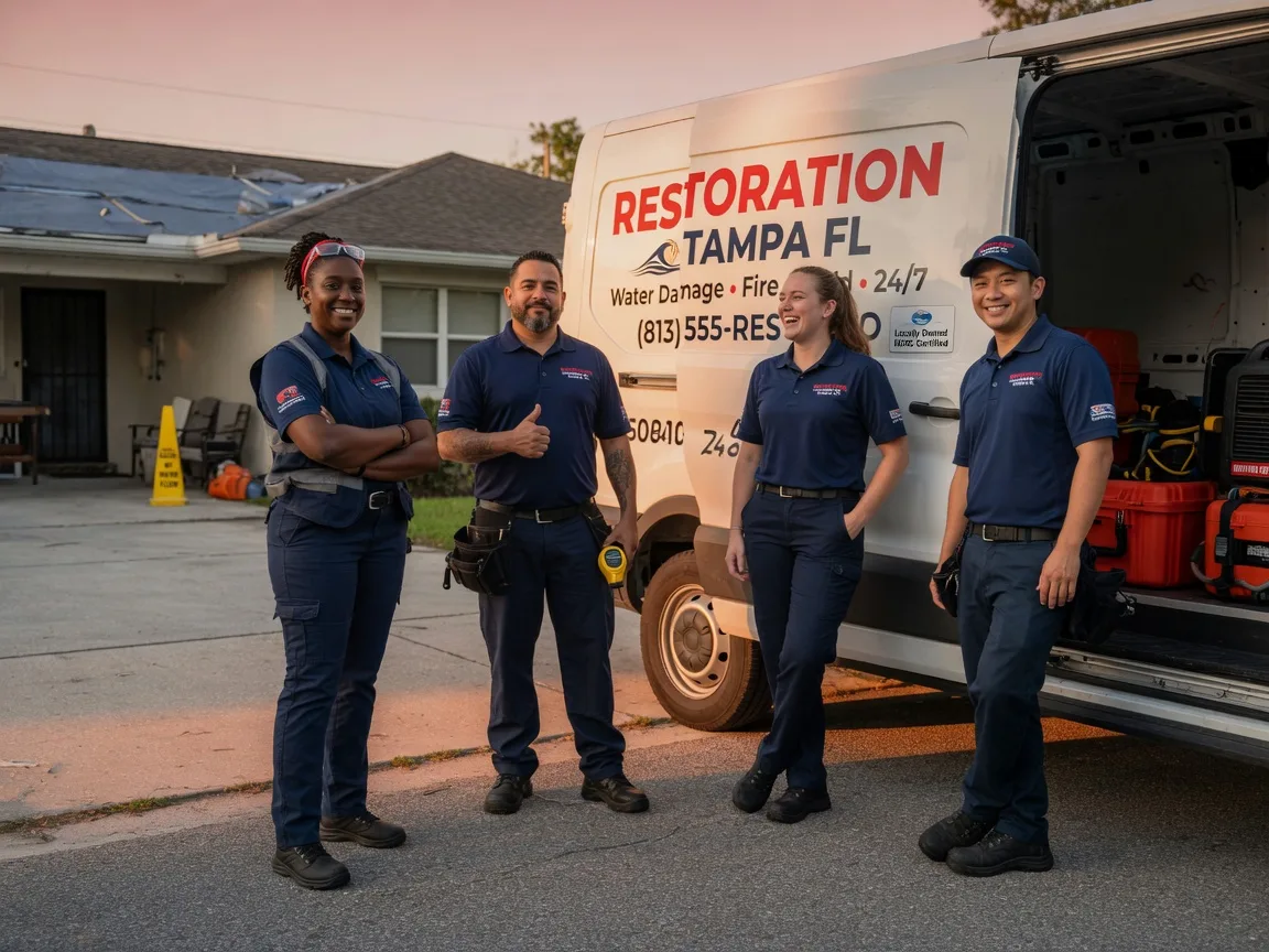 Water Damage Restoration company in Quinton, OK